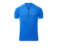 OMM Bearing Zip Neck Men's T-Shirt | UK L in Blue