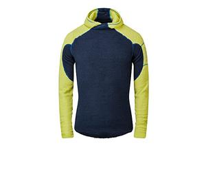 OMM Core+ Hoodie Navy/Yellow M