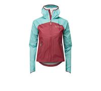 OMM Halo Women's Running Jacket | UK L in Dark Red/Aqua