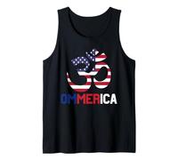 Ommerica OM Yoga American Flag 4th of July Yogi Yogini Tank Top