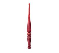 Ommi Ergonomic Handle Crochet Hooks | Handcrafted 17.78 cms Crochet Hook | Knitting Needle, Craft Yarn Weave | Best Gift! (Red, 5 mm)