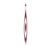 Ommi Ergonomic Handle Crochet Hooks | Handcrafted 6.7’’ Crochet Hook | Knitting Needle, Craft Yarn Weave | Best Gift! (Brown and White, 5 mm)