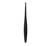 Ommi Ergonomic Handle Crochet Hooks | Handcrafted 7’’ Ebony Wood Crochet Hook | Knitting Needle, Craft Yarn Weave | Best Gift! (Ebony, 5 mm)
