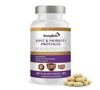 OmmyNom Dog Joint Supplement & Mobility Support for Active Dogs, Hip and Joint Care with Glucosamine, Collagen, MSM and Turmeric, High-Density 8-in-1 Actives, 300 Crushable Tablets