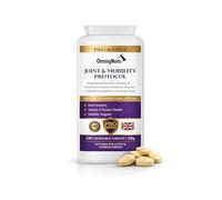 OmmyNom Dog Joint Supplement & Mobility Support for Active Dogs, Hip and Joint Care with Glucosamine, Collagen, MSM and Turmeric, High-Density 8-in-1 Actives, 120 Crushable Tablets
