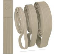 OMNANA® LOOM™ Stretch Band Set Silicone - 3 x seamless resistance bands, studio quality, dimensionally stable, non-slip, easy to clean - ideal for fitness, Pilates, yoga