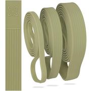 OMNANA® LOOM™ Stretch Band Set Silicone - 3 x seamless resistance bands, studio quality, dimensionally stable, non-slip, easy to clean - ideal for fitness, Pilates, yoga