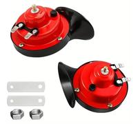 OMNBQPUNL Handlebar Loudspeaker 2-Pack 12V Snail Speaker For Multiple Vehicles - Cars, Trucks, Motorcycles, Bicycles & Boats