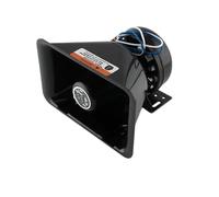 OMNBQPUNL Handlebar Loudspeaker Car Alarm Black Front Speaker, Square Mouth High Decibel, 200W 300W 400W Watt Mounted, 12V24V Universal