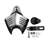 OMNBQPUNL Handlebar Loudspeaker Motorcycle V-shield Speaker Cover Aluminum For Dyna For Street Bob FXDB For Fat For Big Twin For Electra 1992-2012