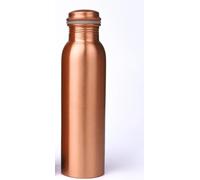 Omnegon Pure Copper Water Bottle - 34 Oz Or 1L, Pack Of One - Plain Ayurvedic Bottle Made From 100% Copper Material, Good for Health and Strength