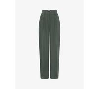 Omnes Womens Khaki Cumin High-rise Relaxed-fit Stretch-woven Trousers 12