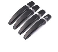 OMNHGD Car Door Handle Cover Trim Accessories for Opel for Astra J 2010-2015(Black)