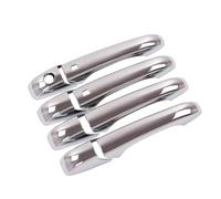 OMNHGD Car Door Handle Cover Trim Car Accessories for Dodge for Journey 2009-2013(Silver 2 Buttons)