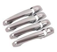 OMNHGD Car Door Handle Cover Trim Car Accessories for Dodge for Journey 2009-2013(Silver no Button)