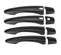 OMNHGD Car Exterior Door Handle Cover Sticker Moulding Trim Accessories for Nissan for Qashqai 2016-2019(Smart Carbon)