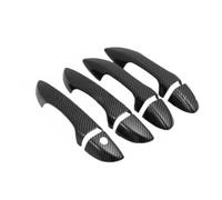 OMNHGD Car Smart Door Handle Cover Moulding Trim Exterior Protective Accessories for Toyota for Corolla 2014-2018(Carbon Look)