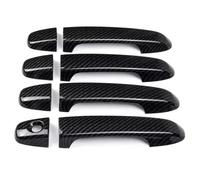 OMNHGD Exterior Door Handle Cover Sticker Moulding Trim Car Accessories for Toyota for Camry 2012-2017(Carbon Look)
