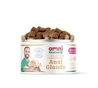 Omni Anal Glands Dog Supplements - Dragons’ Den Winners, One-a-Day Supplement, Psyllium Husk & Apple Pectin - Daily Chew Dog Treat for Full, Blocked, Odorous Glands, 30 Servings, Small 0-15 Kg