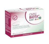 OMNi BiOTiC 10 AAD Kids | Probiotic for Kids | Easy to take | Child-Specific Formulation with Neutral Flavour | 20 Sachets | Powder | Vegan | Gluten-Free | Halal | for Daily use