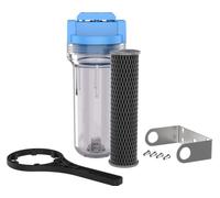 Omni Corporation U25E Whole House Water Filter System with Clear Housing