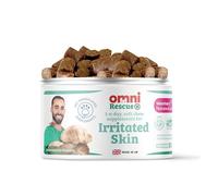 Omni Irritated Skin Relief Supplement - Dragons’ Den Winners, One-a-Day Supplements with Algae to Help Protect and Hydrate the Skin, Allergy Relief for Dogs, 30 Servings, Large 30+ Kg