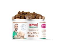 OMNI Soft Chew Supplements - Pre and Probiotics for Dogs Gut Health, One-a-Day Vet Grade Dog Chews with Inulin & Kaolin - Enhances Digestive Health, Stool Firming, 30 Servings, Medium 15-30 Kg