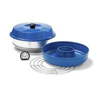 Omnia KIT Marine Classic 2L with Blue Lid, Silicone Mould, Oven Grid and Thermometer