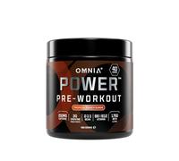 OMNIA Power Pre Workout Powder - Energy Drink with Creatine Monohydrate, Beta Alanine, Caffeine and Citrulline, Physical Performance for Gym or Sports, 40 Servings - Tropical Punch Surge
