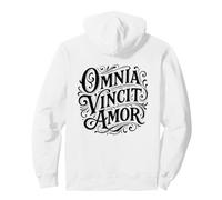 Omnia Vincit Amor Latin Love Conquers All Quote Pullover Hoodie