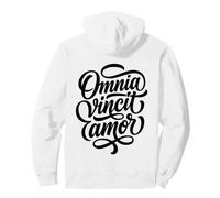 Omnia Vincit Amor Latin Love Conquers All Quote Pullover Hoodie