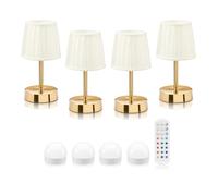 Omniance Avalon Rechargeable Table Lamps Four Pack, 4 Light Sources
