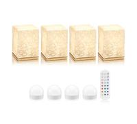 Omniance Delphine Rechargeable Table Lamps Four Pack, 4 Light Sources