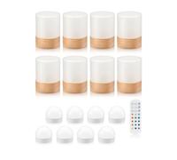 Omniance Elara Rechargeable Table Lamps Eight Pack, 8 Light Sources