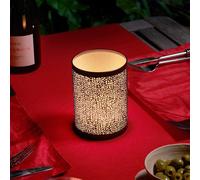 Auraglow Rechargeable Wireless LED Table Lamp with Remote - Battery-Powered, Dimmable, Colour-Changing, Cordless for Restaurants, Bars & Homes (Black, 1 Lamp, 1 Light Source, 1 Remote)