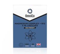 OmniCo Magnesium 5-in-1 Patches for Help with Muscle Recovery, Stress Relief & Sleep - with Multiple Magnesium Complexes and B12 Infused into 30 Patches, Natural & Easy to Use