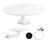 Maclean MCTV-104 Active Omnidirectional DVB-T2 Antenna 360° with LTE Filter, USB Power Supply, Compact Weatherproof Model for Motorhome, Caravan, Truck and Yacht
