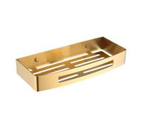 Omnies Bathroom Shower Basket Uni - Brushed Gold - UN10331GLB