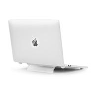 Omnifense Compatible with MacBook Air 13 Inch Case with Stand for 2022, 2021-2018 Release A2337 M1 A2179 A1932, Solid Plastic Hard Shell with Foldable Kickstand, Matte Clear for MAC Air 13”