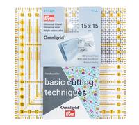 Omnigrid Universal Ruler - Transparent Yellow Plastic 15x15cm
