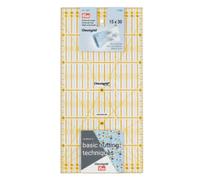 Omnigrid Universal Ruler - Transparent Yellow Plastic, 15x30cm