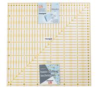 Omnigrid Universal Ruler - Transparent Yellow Plastic, 31.5x31.5 cm