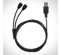 OMNIHIL 10 Foot Long Dual Micro-USB Splitter Cable- Power up to Two Micro USB Devices at Once