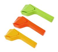 Omninmo 3pcs Lemon Juicer Hand Easy Squeezer Citrus That Folds Flat For Space-Saving Storage Manual with Sideways Pivot to Increase Leverage Reduce Effort Needed(Yellow, Green, Orange)