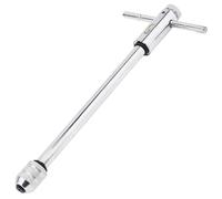 Omninmo Adjustable Ratchet Tap Wrench T-Handle, for Metric M5-M12 Taps, Ratcheting T Handle Holder Reamer Hand Tapping Tool Thread Metric Plug Tap Machinist Tool for Machinist Repair