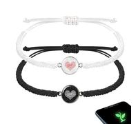 Omniorna Long Distance Couple Bracelets - Personalized Love Tree & Shared Memories | No App/Bluetooth | Romantic Gift for Boyfriend & Girlfriend