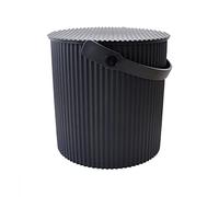 Omnioutil Medium 10 L Buckets with lids Hachiman Black