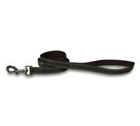 OmniPet Waxed Canvas Dog Leash - Green, 3/4" Wide x 6ft Long, Dual-Layer with Brass Snap Hook