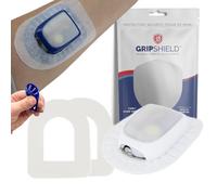 Omnipod Grip Shield Designed by Deck My Diabetes. Reusable, Flexible One-Handed Application(Additional Overlay Patch Required) - Bright White