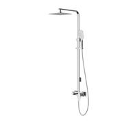 Omnires Bathroom Shower System which is Mount on The Plaster Parma - Chrome - PM7444CR